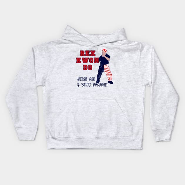 Rex Kwon Do! Kids Hoodie by TipToeTee